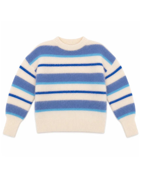 Kale Striped Sweater Ice