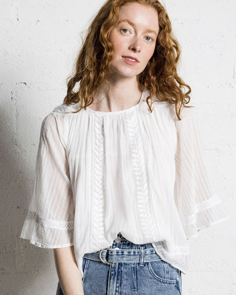 Laurynn Blouse White - shopatstocks