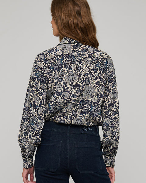 Lena Blouse Dentelle Midnight