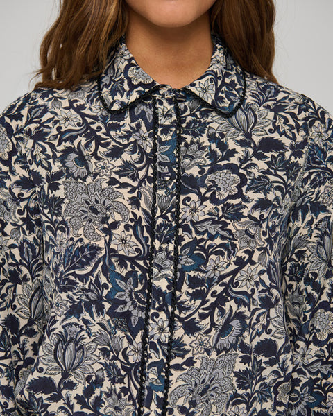 Lena Blouse Dentelle Midnight