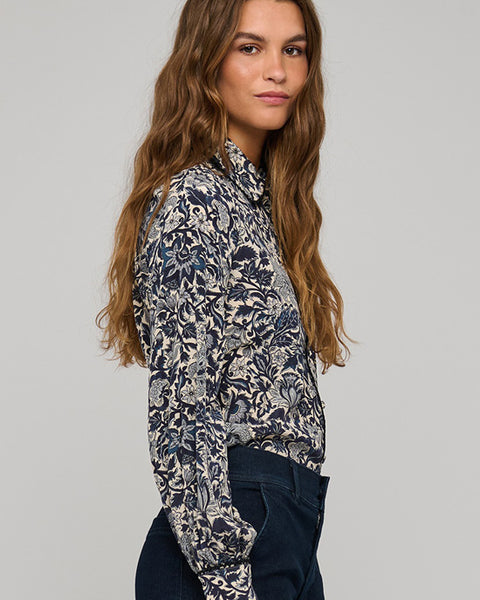 Lena Blouse Dentelle Midnight