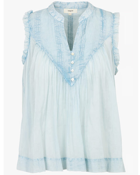 Lenny Blouse Sky Blue - shopatstocks