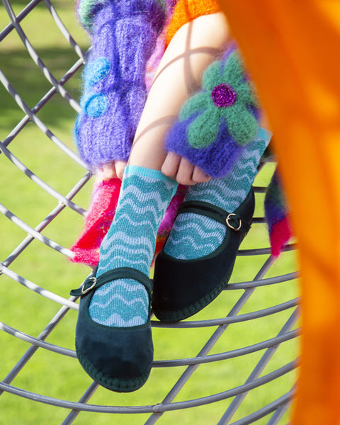 Leonor Mary Jane Dark green w Dark Green Piping