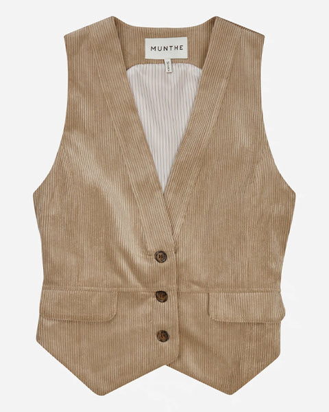 Lillian Waist Coat Latte