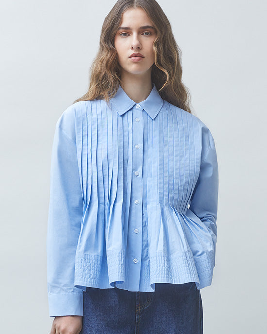 Loeli Blouse Sky Blue