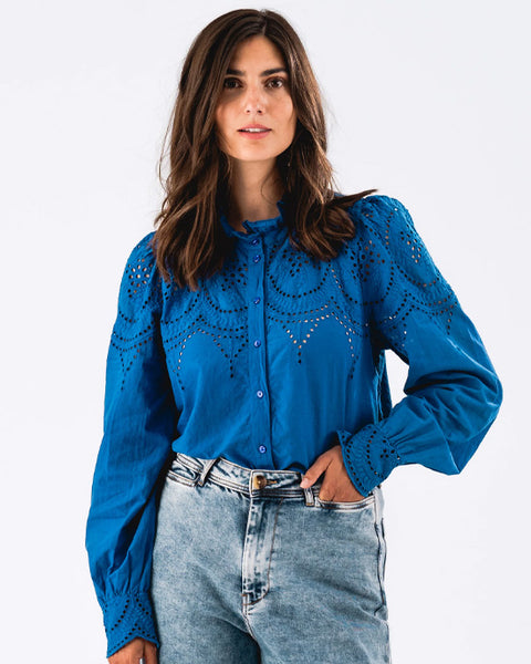 Lula Shirt Neon Blue