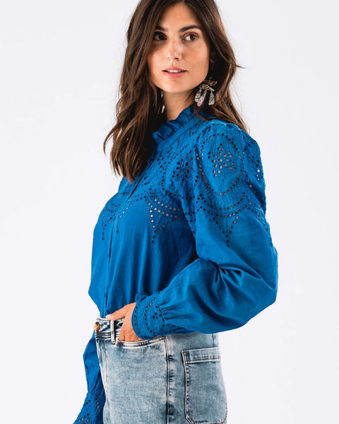 Lula Shirt Neon Blue