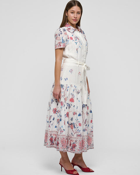 Lunadea Dress Grand Chintz Cream - shopatstocks
