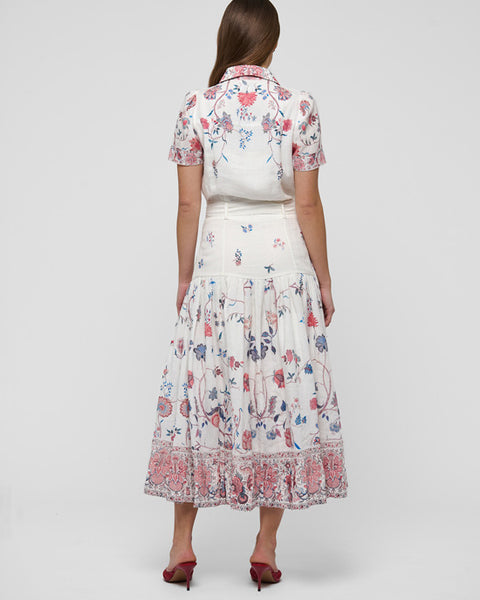 Lunadea Dress Grand Chintz Cream - shopatstocks