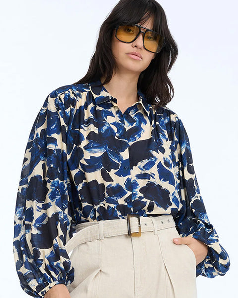 Lynx Blouse Indigo
