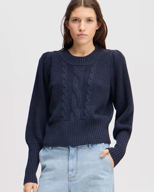 Lysta Knit Navy