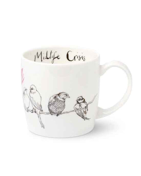 Midlife Crisis Bird Mug