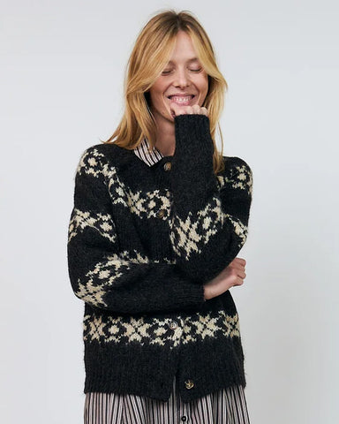 Padova Cardigan Dark Mokka