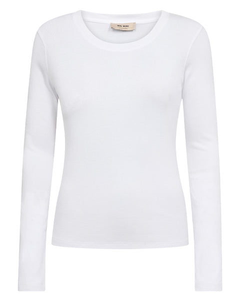 Mali O-LS Tee White