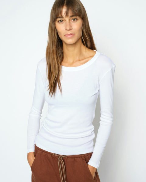 Mali O-LS Tee White