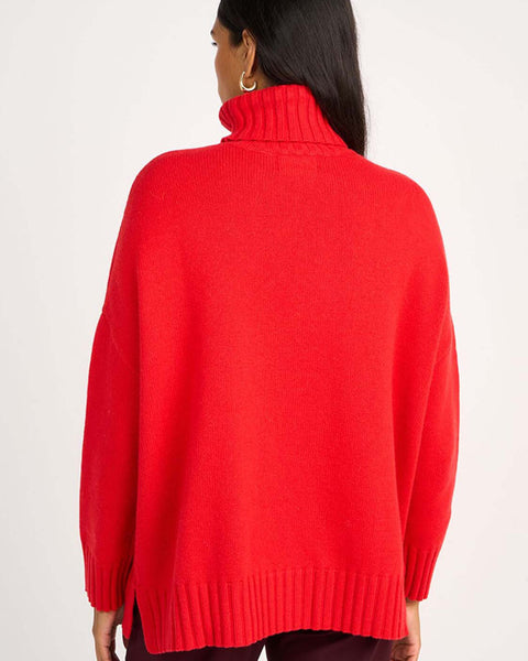 Maloli Roll Neck Red