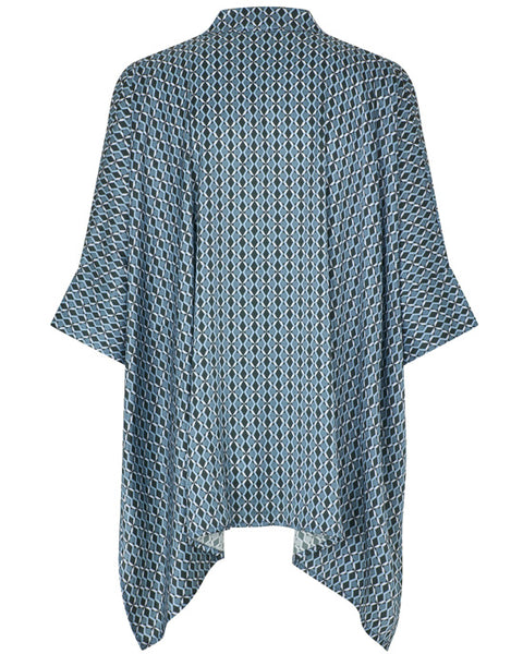 Mandy Blouse Butterfly Blue