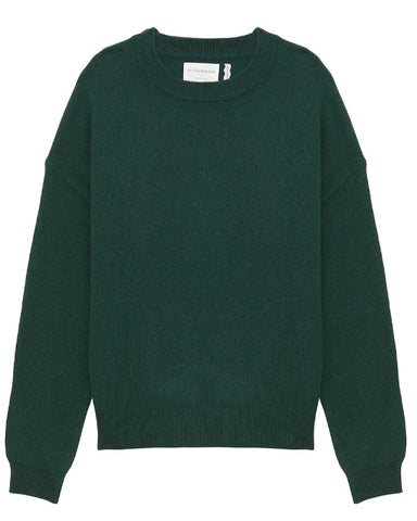 Mapoupette Cashmere Crew Jumper Basilic