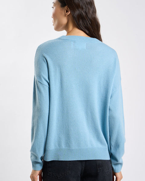 Mapoupette Cashmere Crew Jumper Sky