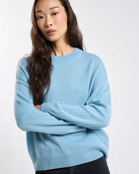 Mapoupette Cashmere Crew Jumper Sky