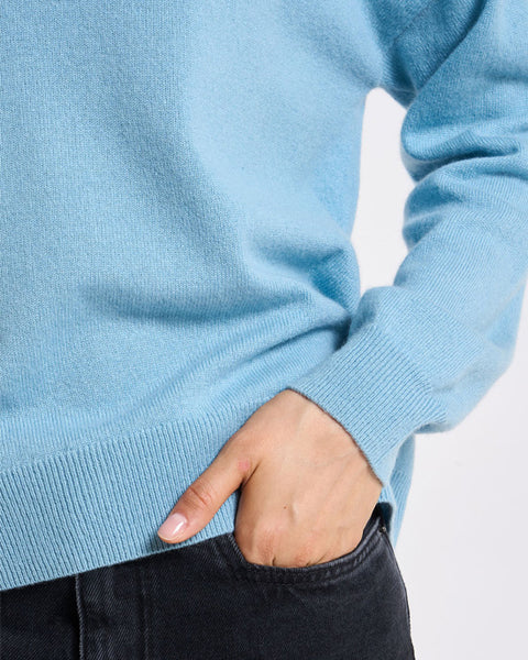 Mapoupette Cashmere Crew Jumper Sky