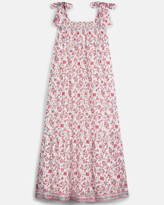 Marcelette Dress Cream Floral Haven - shopatstocks