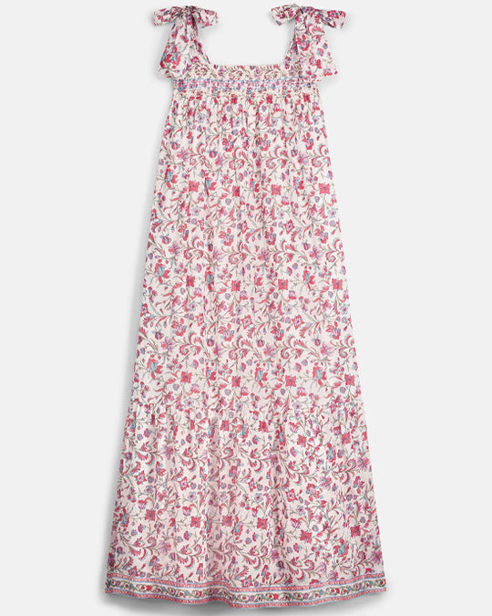 Marcelette Dress Cream Floral Haven