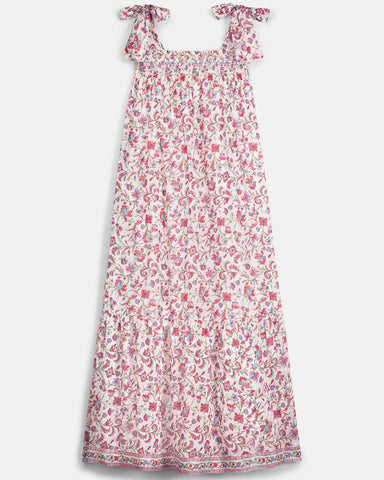 Marcelette Dress Cream Floral Haven - shopatstocks