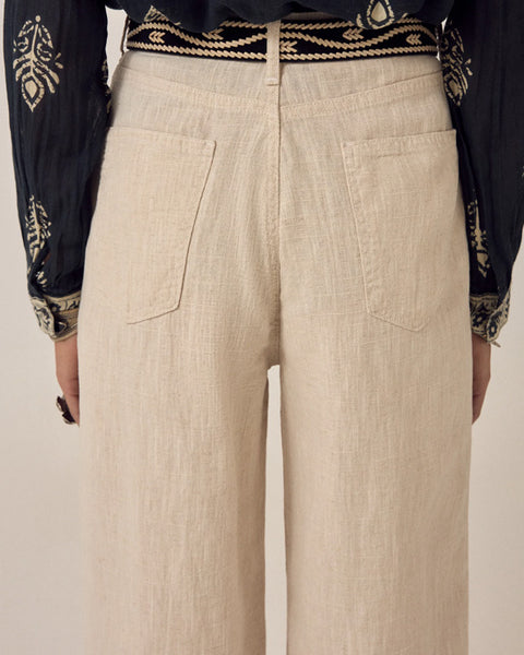 Marina Linen Pant Sand - shopatstocks