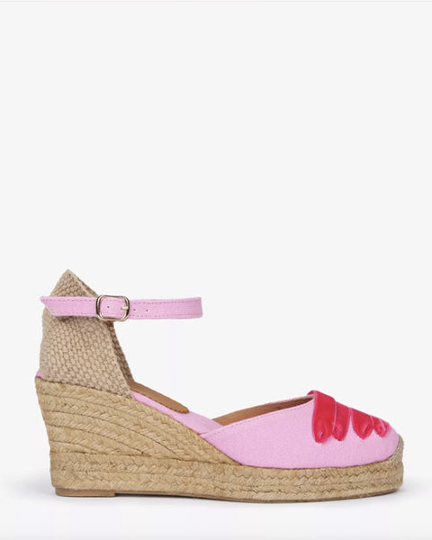 Mary Jane Dali Espadrille Pink Peony - shopatstocks