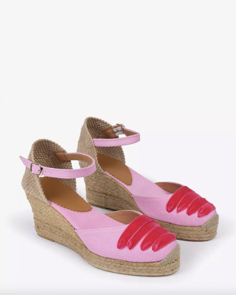 Mary Jane Dali Espadrille Pink Peony - shopatstocks
