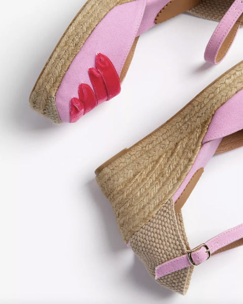 Mary Jane Dali Espadrille Pink Peony - shopatstocks