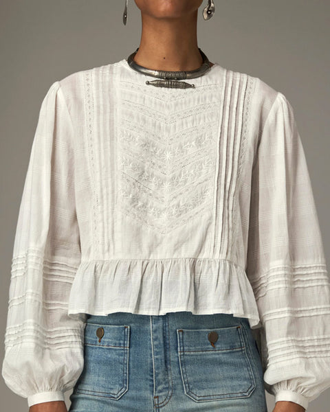 Mildred Blouse Victoriana Bone