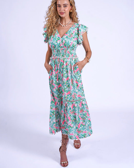 Misha Dress Pink Parrot - shopatstocks