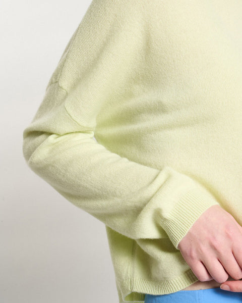 Monroe Cashmere Jumper Water Green - shopatstocks