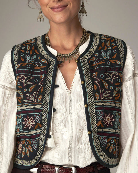 Munch Vest Ocher