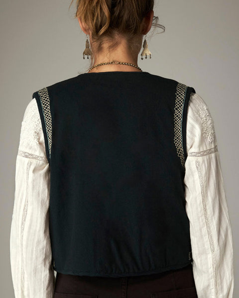 Munch Vest Ocher