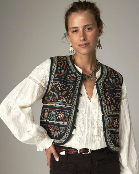 Munch Vest Ocher