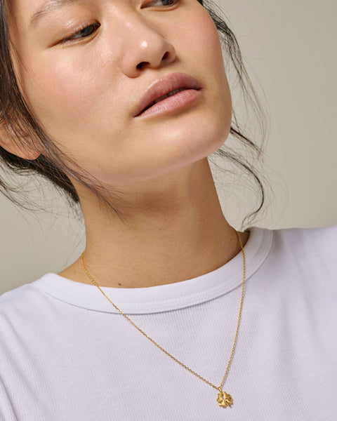 Necklace, Organic clover