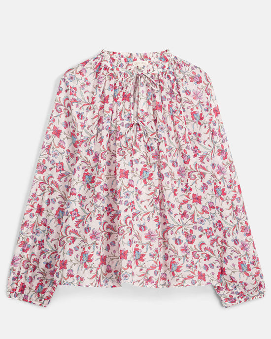 Nicoliana Shirt Cream Floral Haven - shopatstocks