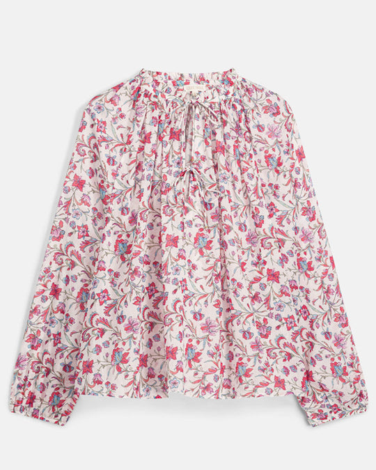 Nicoliana Shirt Cream Floral Haven