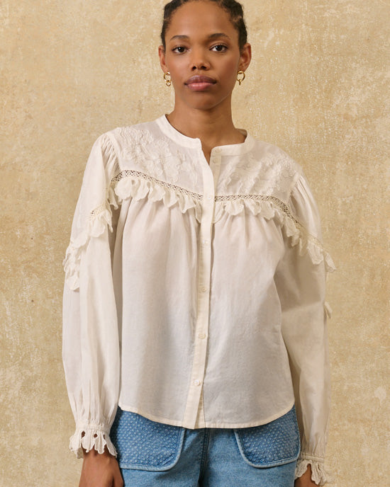 Noelianne Shirt Off White - shopatstocks