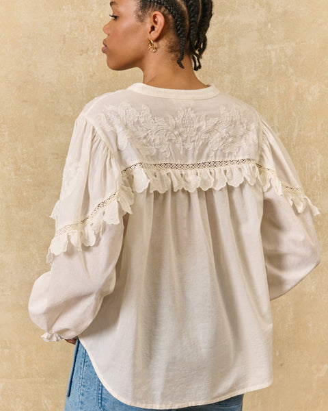 Noelianne Shirt Off White - shopatstocks