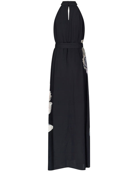 Nola Halerneck Dress Fleur Solitaire Coal