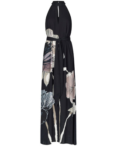 Nola Halerneck Dress Fleur Solitaire Coal