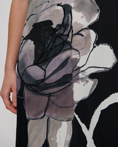 Nola Halerneck Dress Fleur Solitaire Coal
