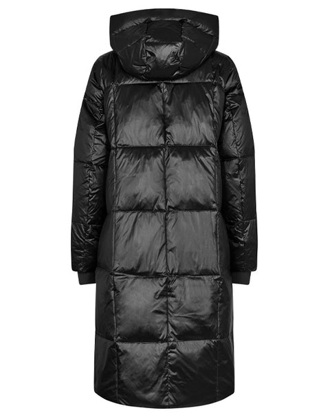 Nova Square Down Coat Metallic Black