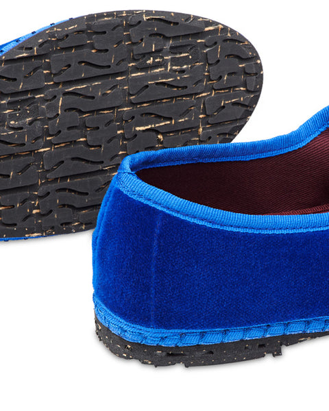 Oe Mary Jane Blue w Blue Piping