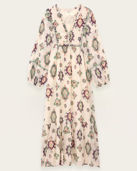 Oelia Dress Ecru - shopatstocks