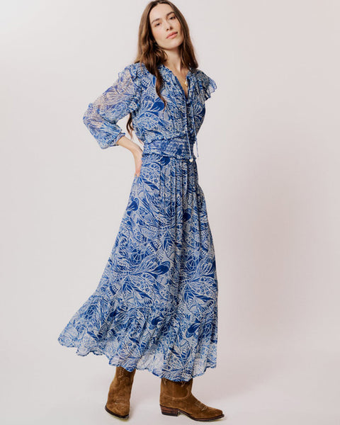 Olivette Dress Evening blue - shopatstocks